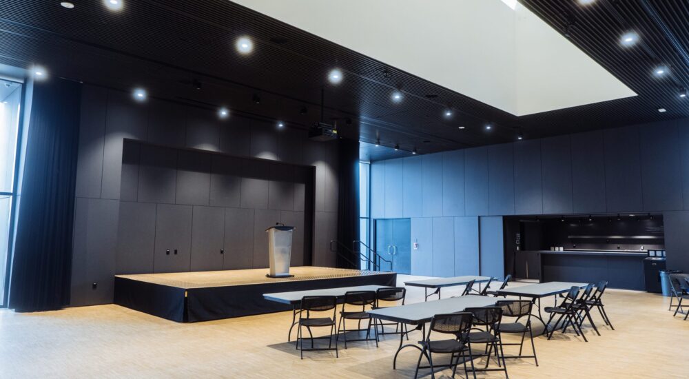 Audley Recreation Centre Multipurpose Event Room - Retractable Stage
