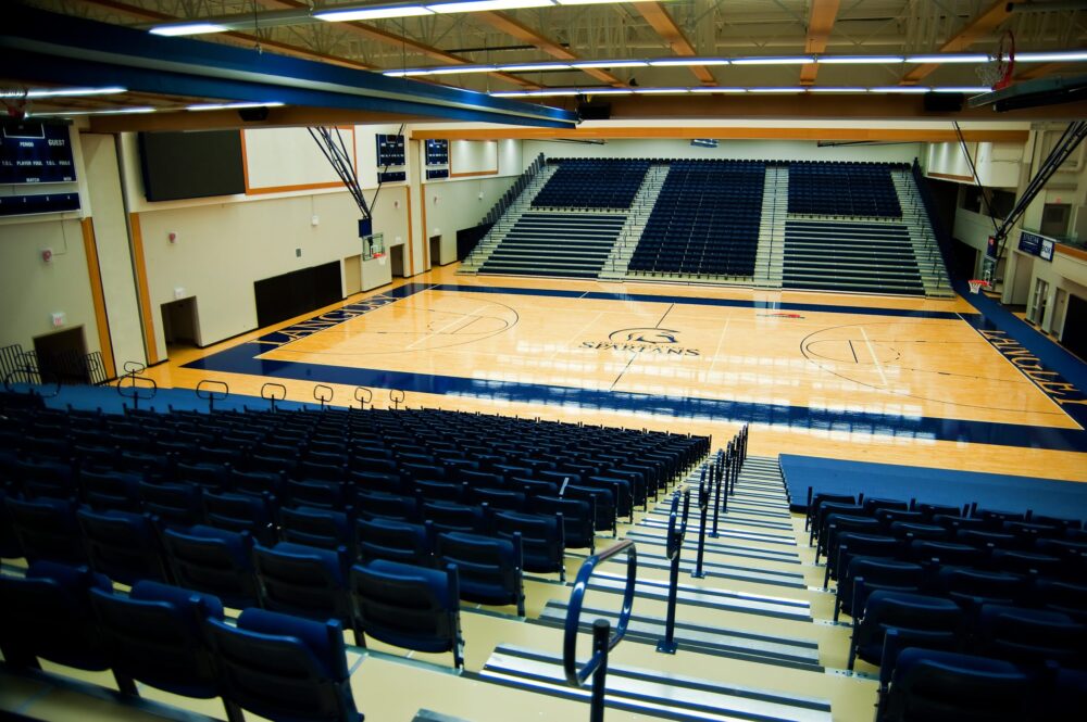 Langley Event Sport Centre Bleacher - Full View