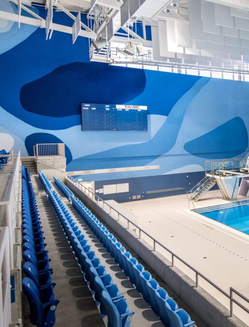 Toronto Pan Am Centre - Fixed Seating - Pool Area - VERTICAL